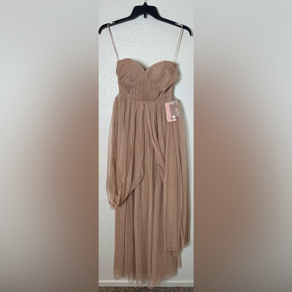 NWT Birdy Grey Christina Convertible Curve Dress in Sandy Taupe - Picture 6 of 7